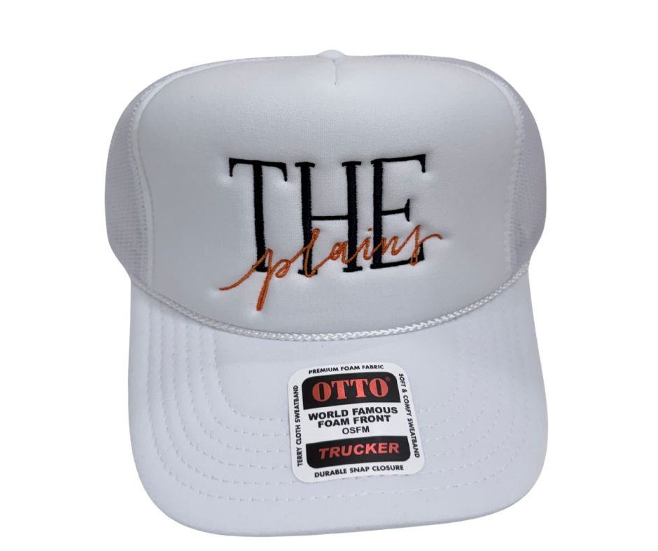 The Plains White Embroidered Hat