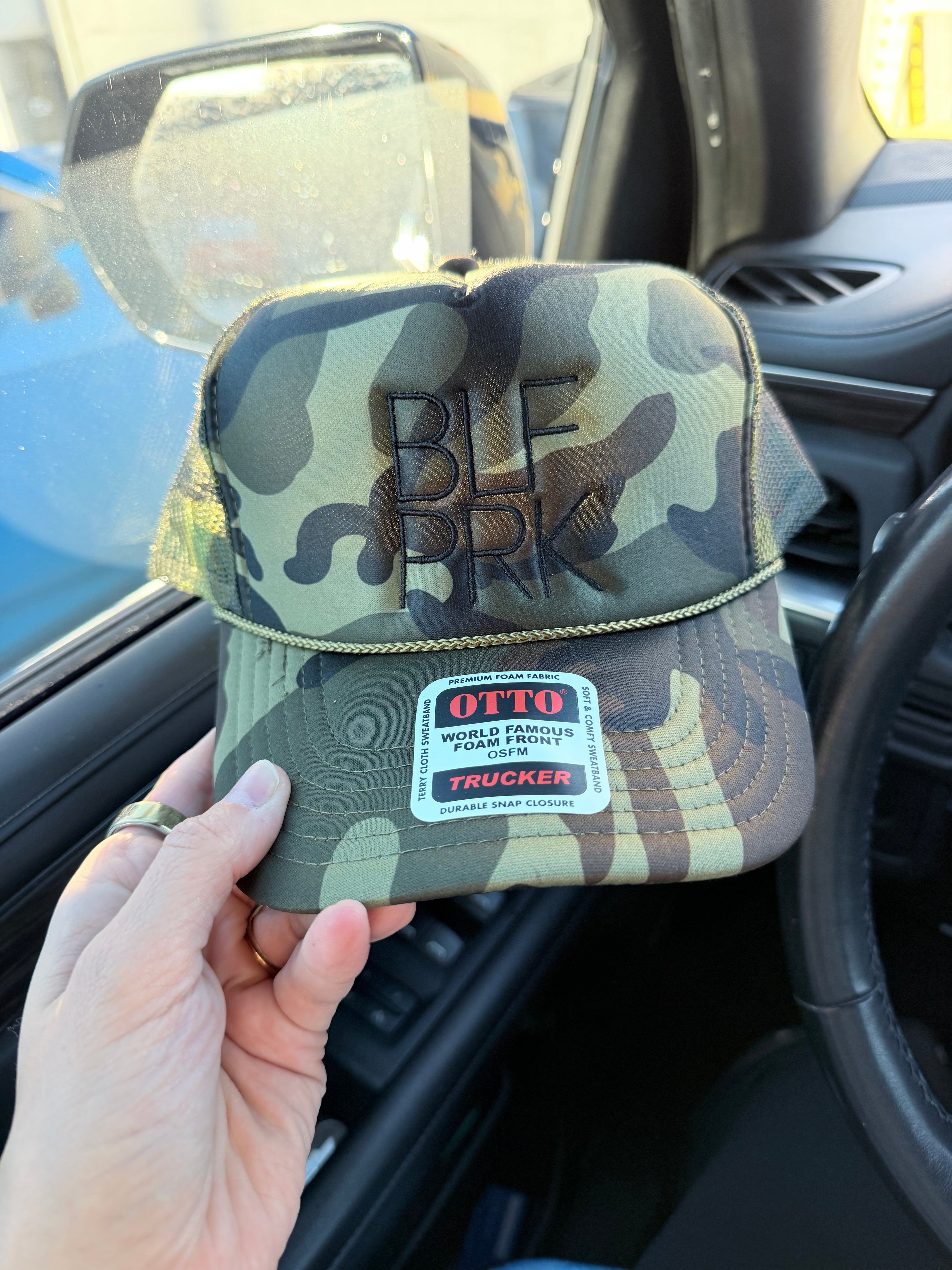 BLF PRK Embroidered Camo Hat