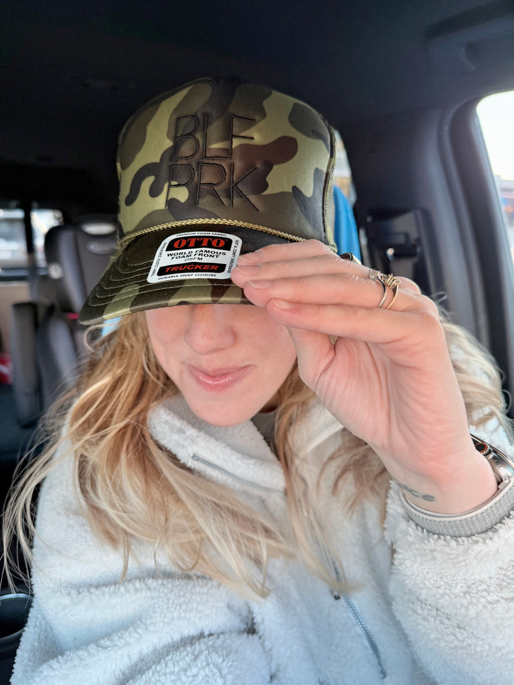 BLF PRK Embroidered Camo Hat