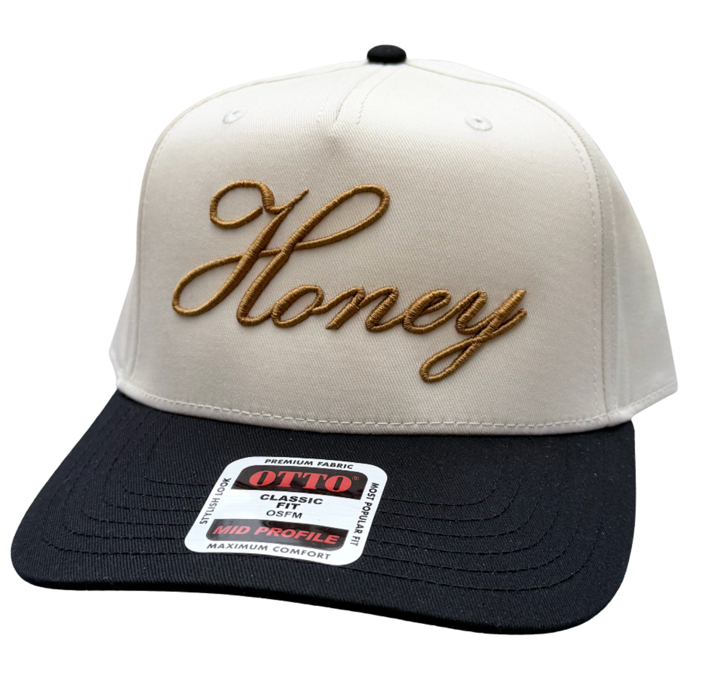 Honey Embroidered Hat