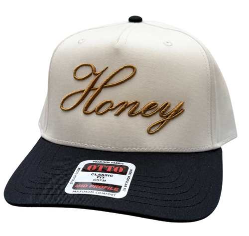 Honey Embroidered Hat