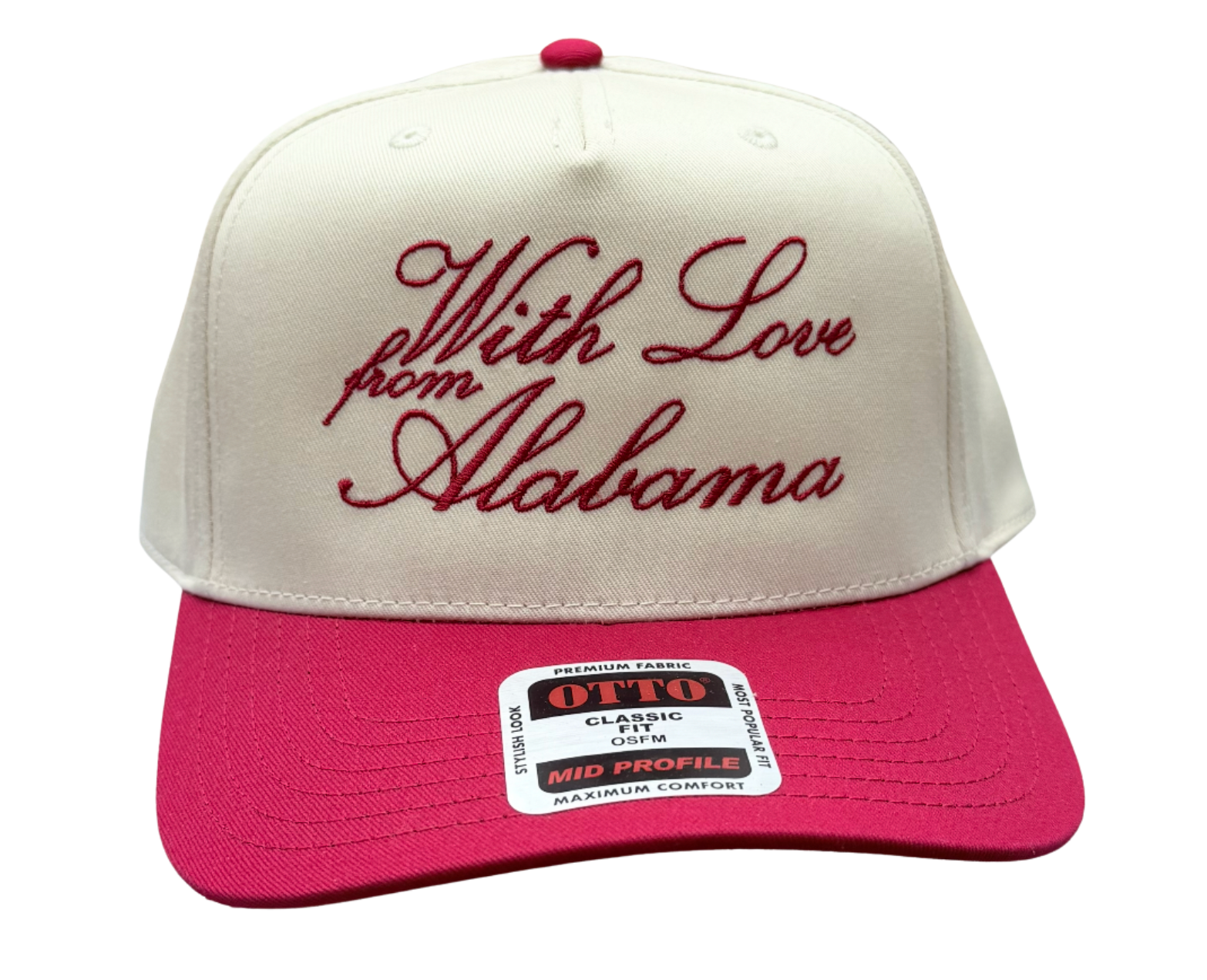 With Love Embroidered Hat - Alabama