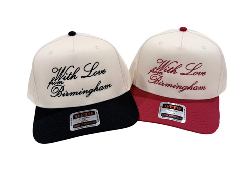 With Love Embroidered Hat - Birmingham