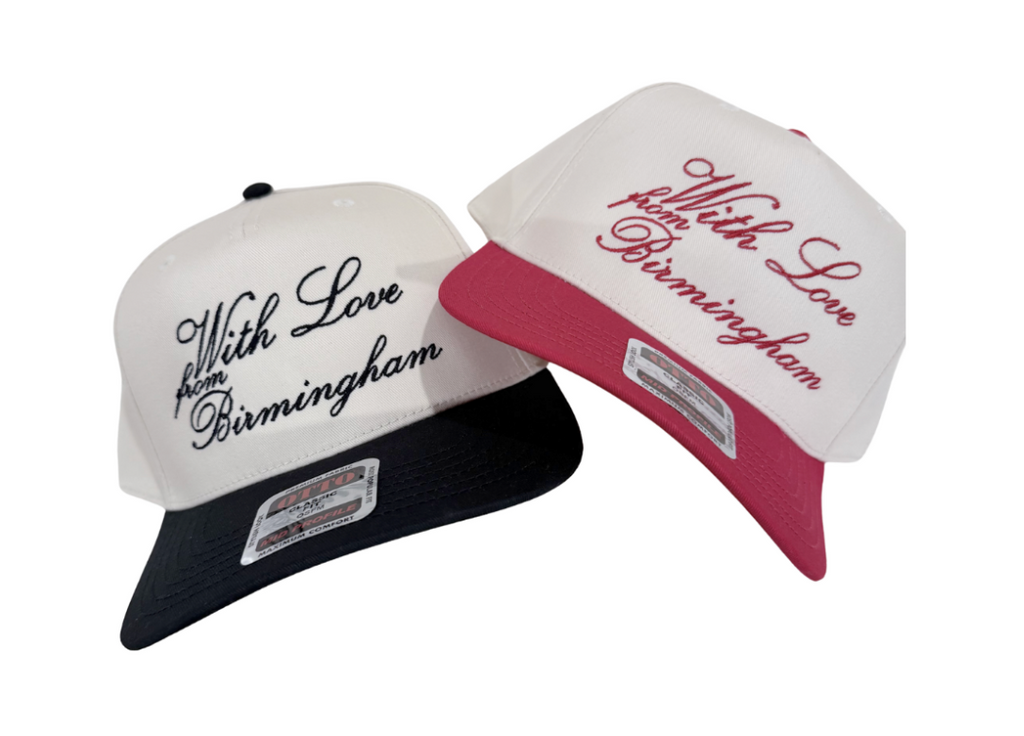 With Love Embroidered Hat - Birmingham