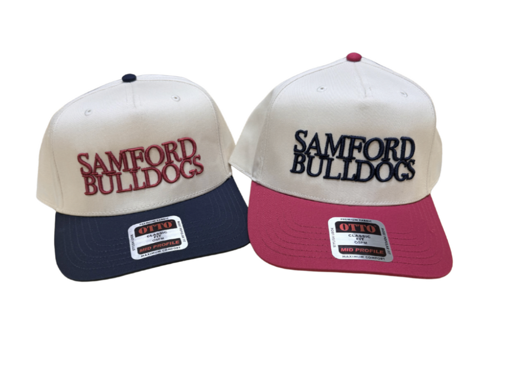 Samford Bulldogs Two-Tone Embroidered Hat