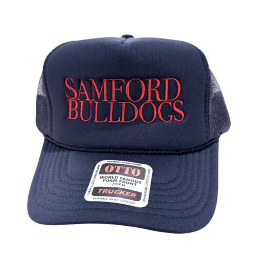 Samford Bulldogs Foam Trucker Hat