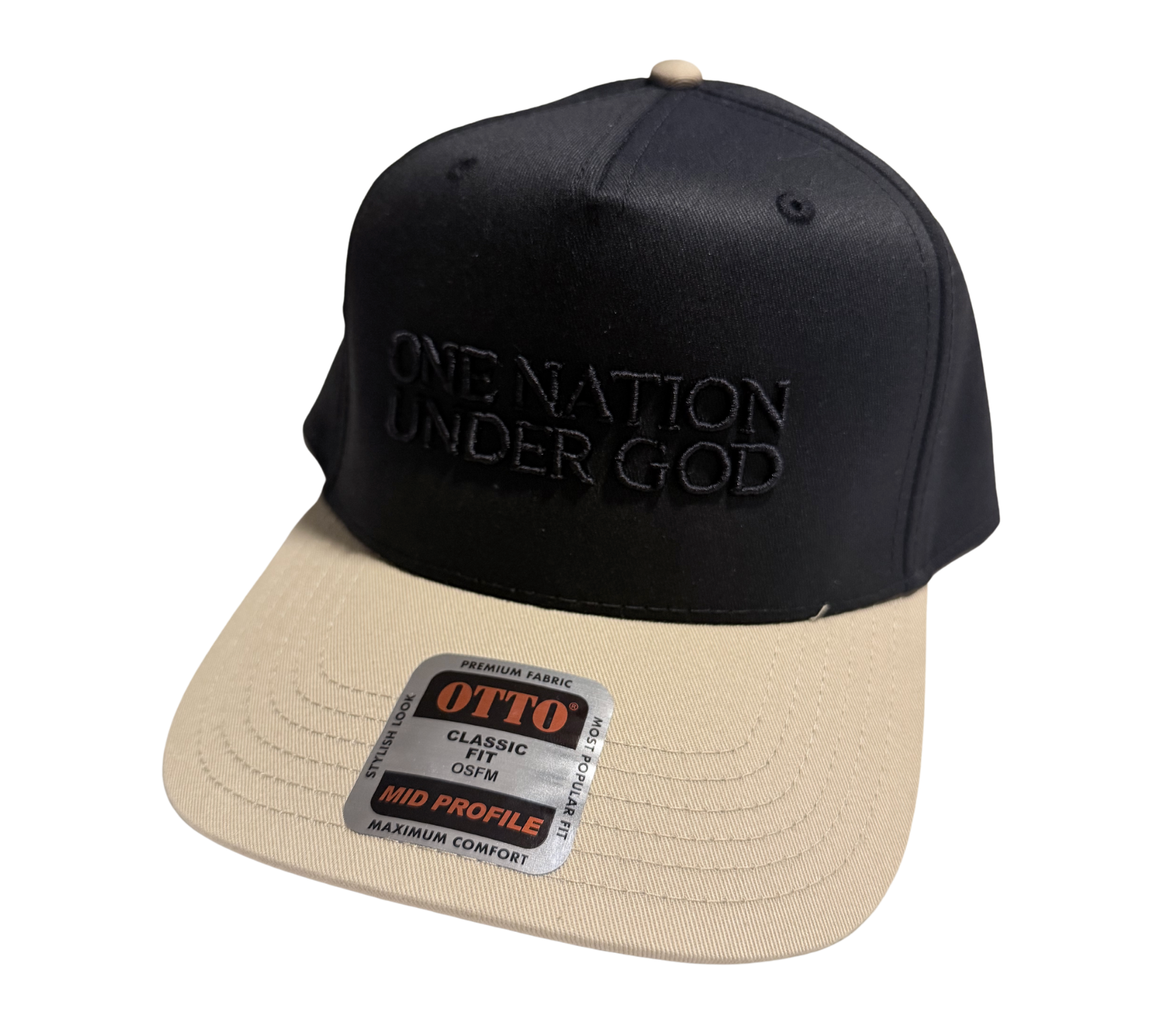 One Nation Under God Embroidered Hat - JC Customs + Zach Wedemyer Collaboration