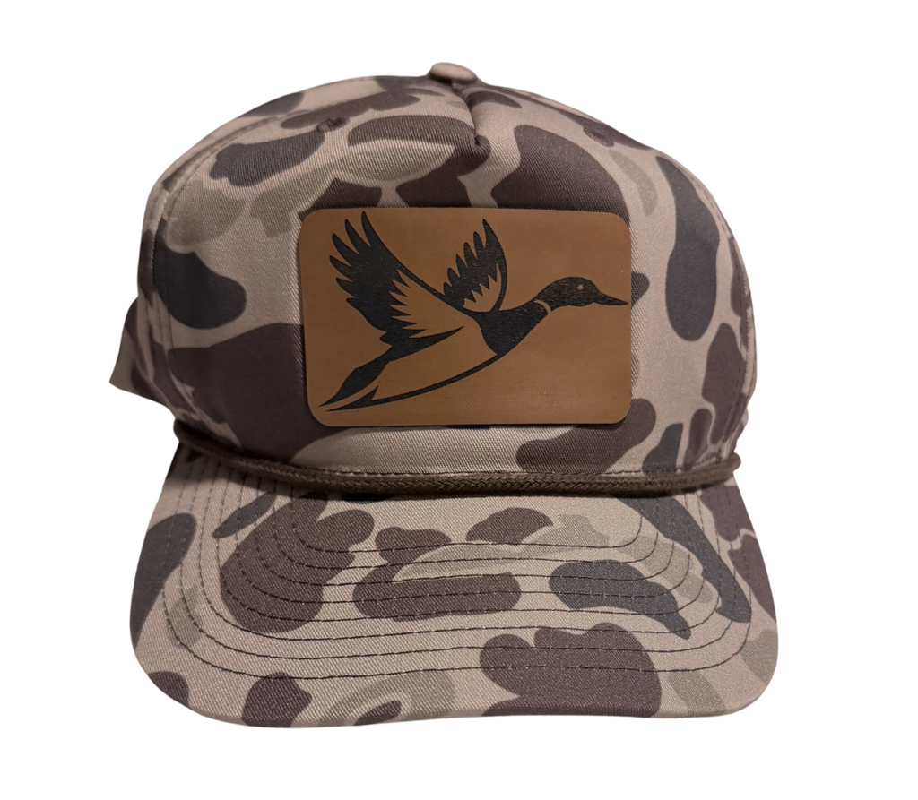 Camo Duck Patch Hat  - JC Customs + Zach Wedemyer Collaboration
